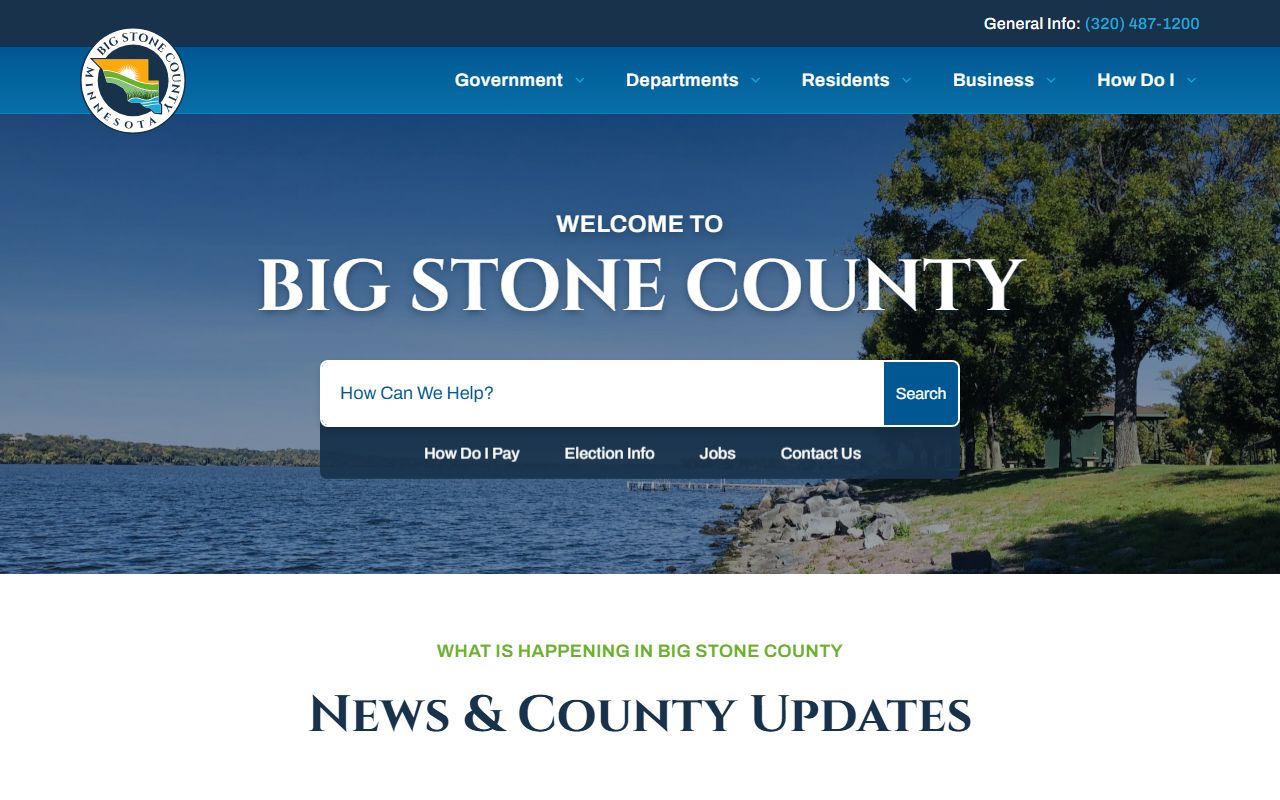 Big Stone County court records courthouse history