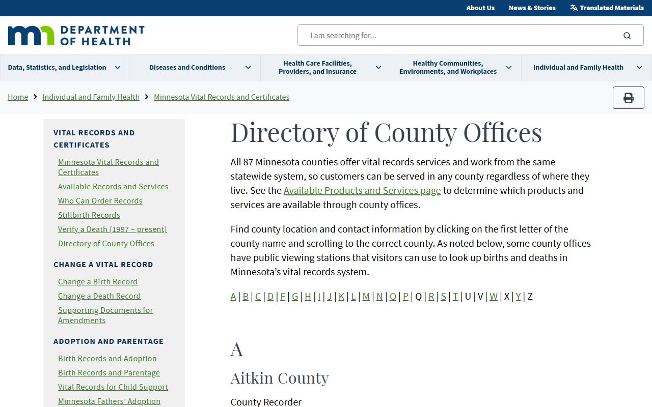 Big Stone County probate records county vital records directory